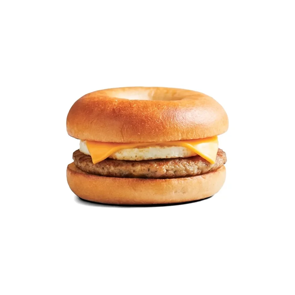 Sandwich Bagel Sausage Egg & Cheese